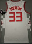 NBA 33 Covington Rockets 20-21 city Maillot blanc